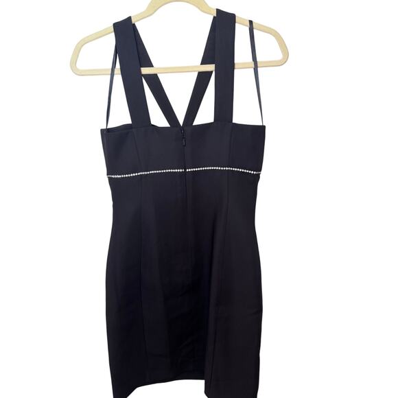 Aqua Womens Rhinestone Mini Cocktail and Party Dress size 4 NWT - Picture 3 of 9